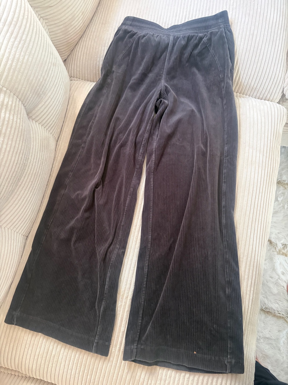 Woman’s lululemon athletica Black Boot-Cut Corduroy Pants